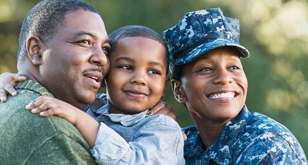 Service member and family