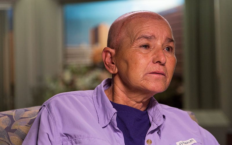 Rose, 59 anos, Texas; le diagnosticaron cáncer de pulmón que se extendió al cerebro