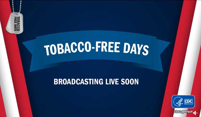 Tobacco Free Days Facebook live