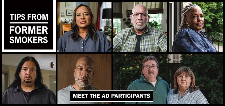 Tips From Former Smokers: Meet The Ad Participants: Tammy W., John B., Angie P., Noel S., Ethan B., Elizabeth B.