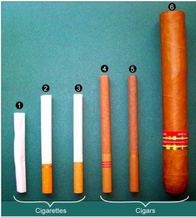Cigars in various formats