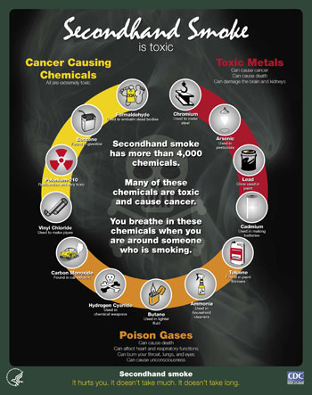 Secondhand Smoke is Toxic poster