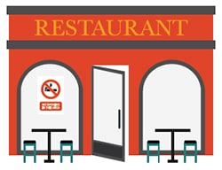 Restaurant storefront image