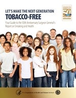 Cover of the Consumer Guide for the 50th Anniversary Surgeon General's Report on Smoking and Health