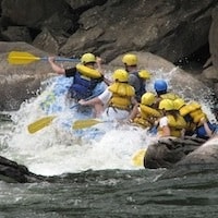 White water rafting in West Virginia
