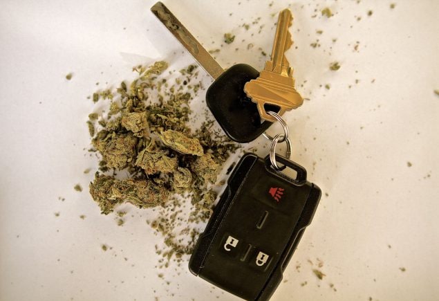 Marijuana and car keys