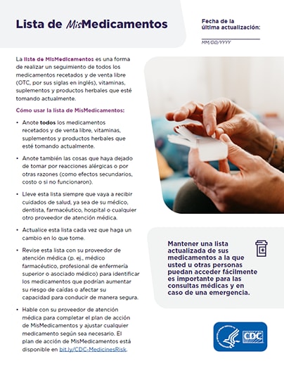 MyMedications List Spanish cover