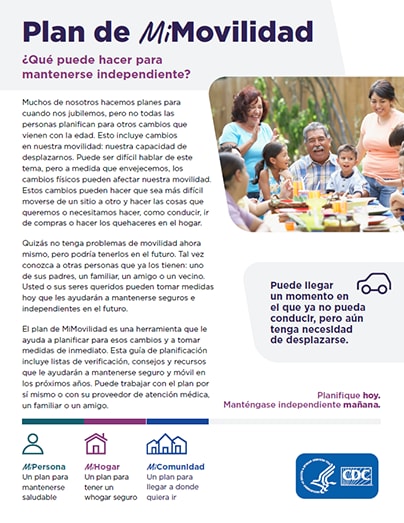 MyMobility Plan Tool - Spanish cover