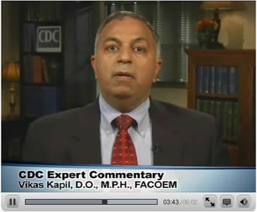 CDC Expert Commentary - Vikas Kapil, D.O., MPH, FACOEM video thumbnail