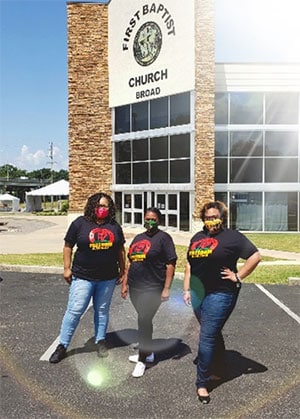 Juneteenth COVID-19 testing event at multiple locations in Memphis, Tennessee, including First Baptist Church-Broad.