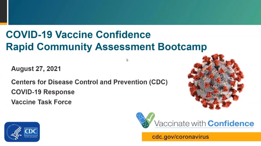 COVID-19 Vaccine Confidence Rapid Community Assessment Bootcamp