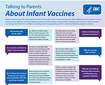 Talking to parents about infant vaccines Image of a PDF - Talking to parents about infant vaccines.