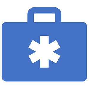 Illustration of medical supplies Illustration of medical supplies