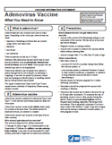 Cdc Vis Code Chart Restored CDC | Adenovirus Vaccine VIS | Vaccines & Immunizations | CDC