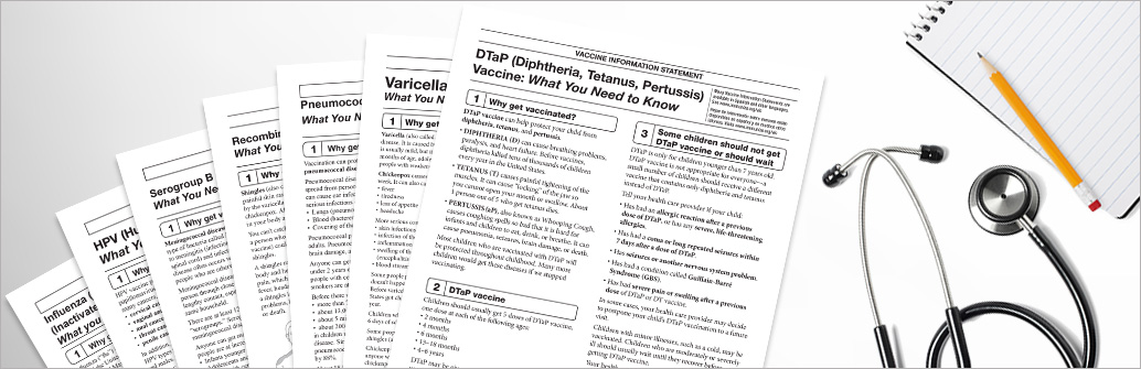 Current VISs | Vaccines & Immunizations | CDC