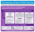 Journey of Your Child's Vaccine infographic