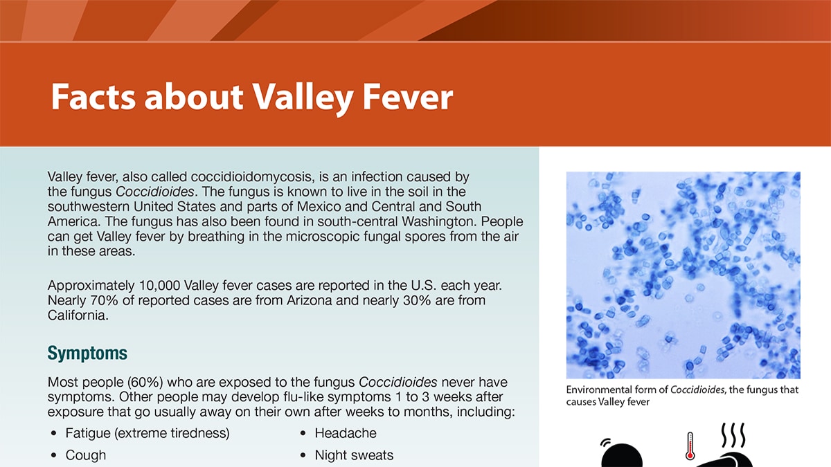 Facts about Valley Fever