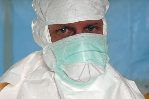Clinician in PPE