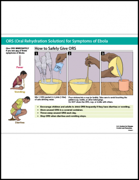 Oral Rehydration Solution for Symptoms of Ebola, Three Bottles-English Print Version