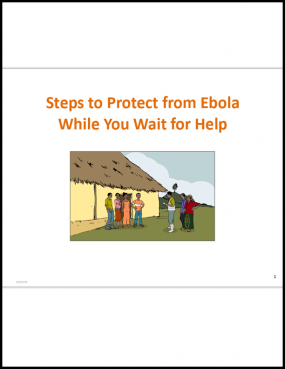 Protect from Ebola While You Wait Flipbook English print version