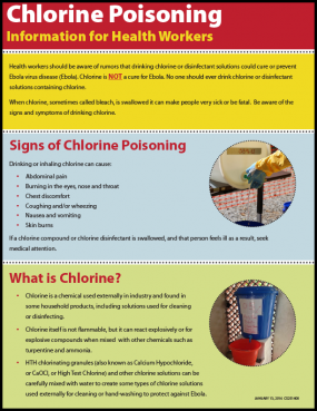 Chlorine Poisoning Information for Health Workers