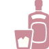 bottle and glass of liquor