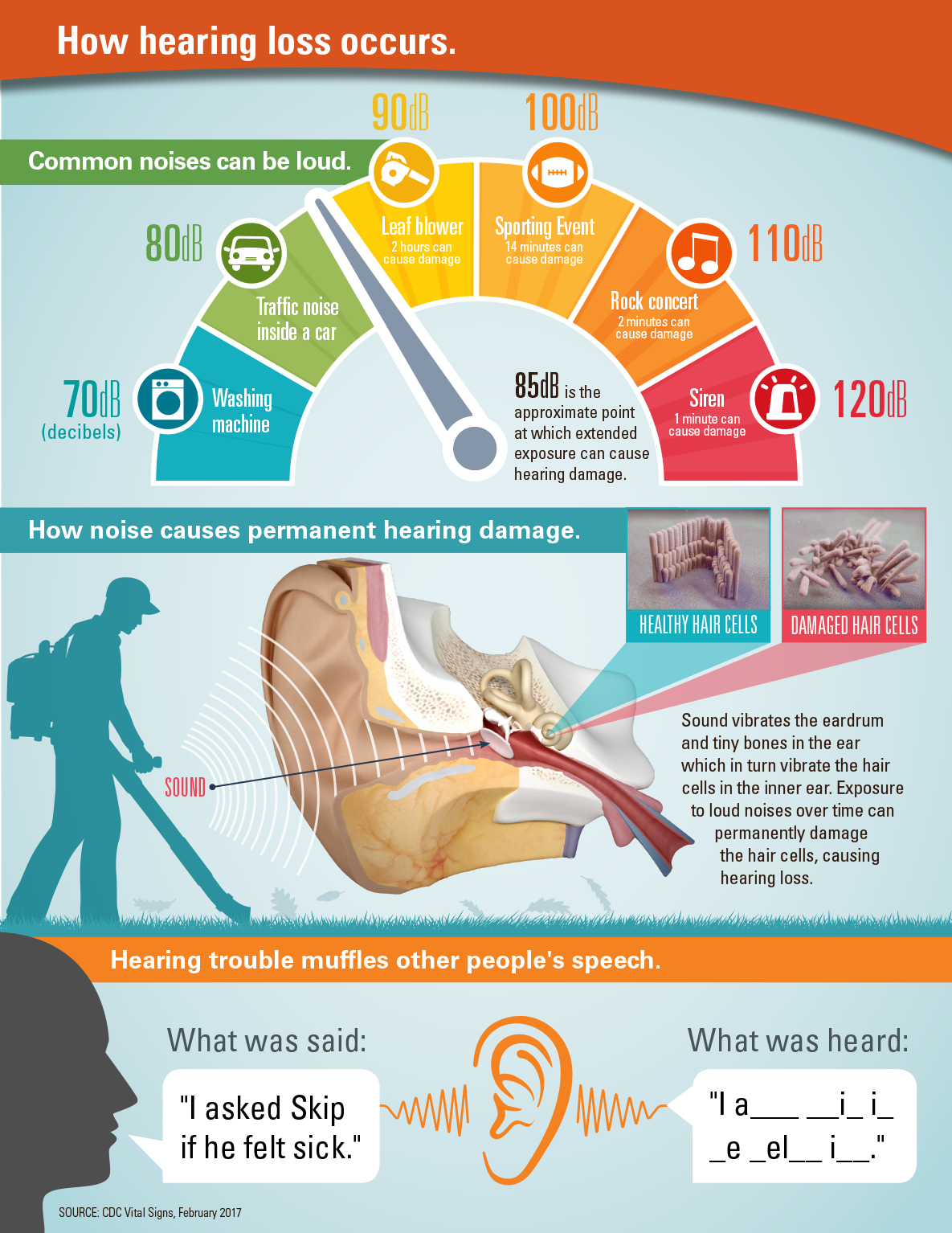 Hearing Damage Chart