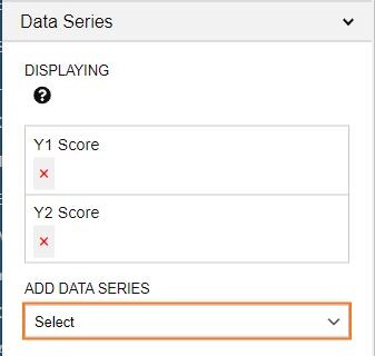 Screen capture of Data Series panel for scatter plot