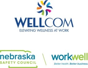 Nebraska Wellcom and Workwell logos