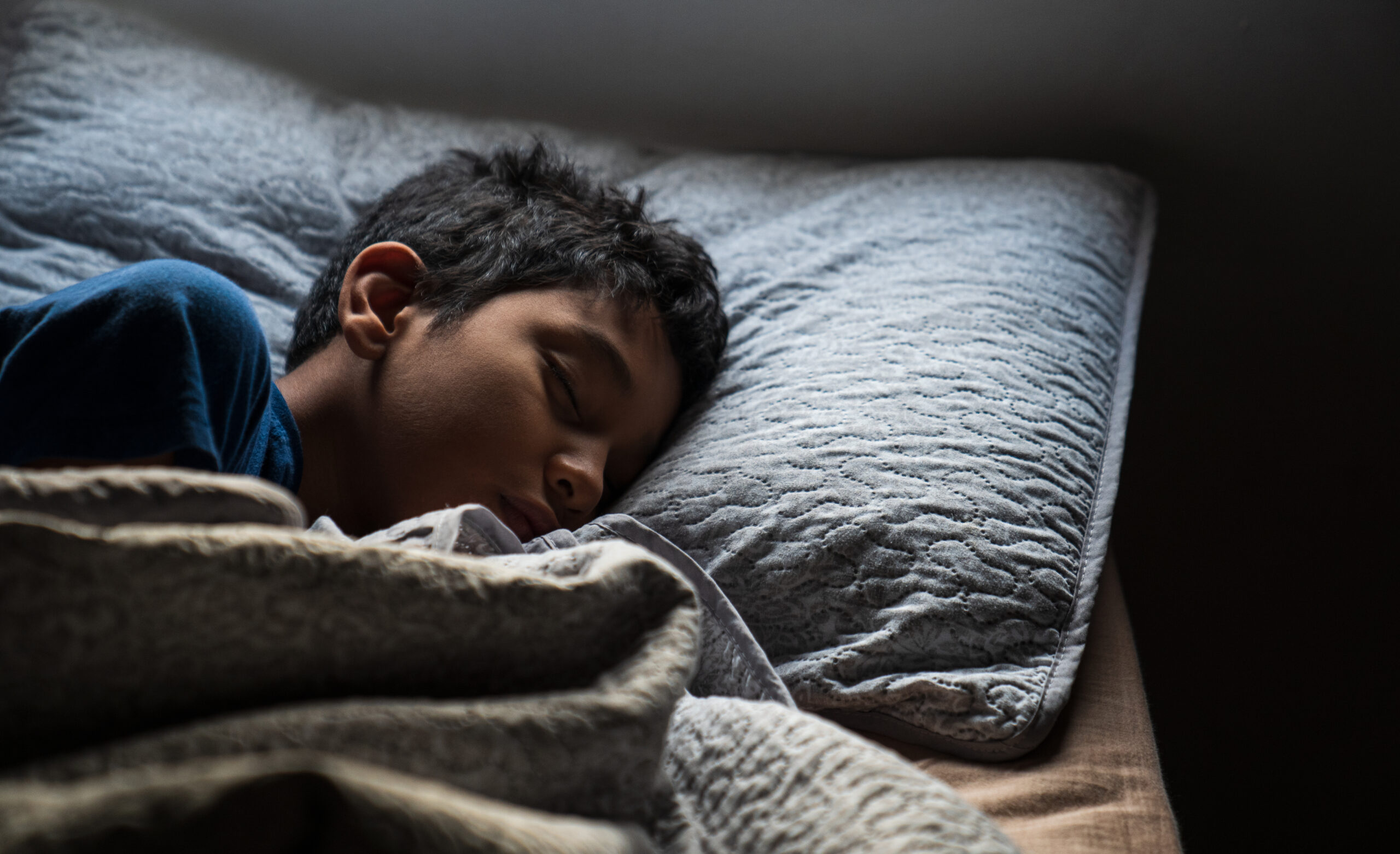 High school student sleeping